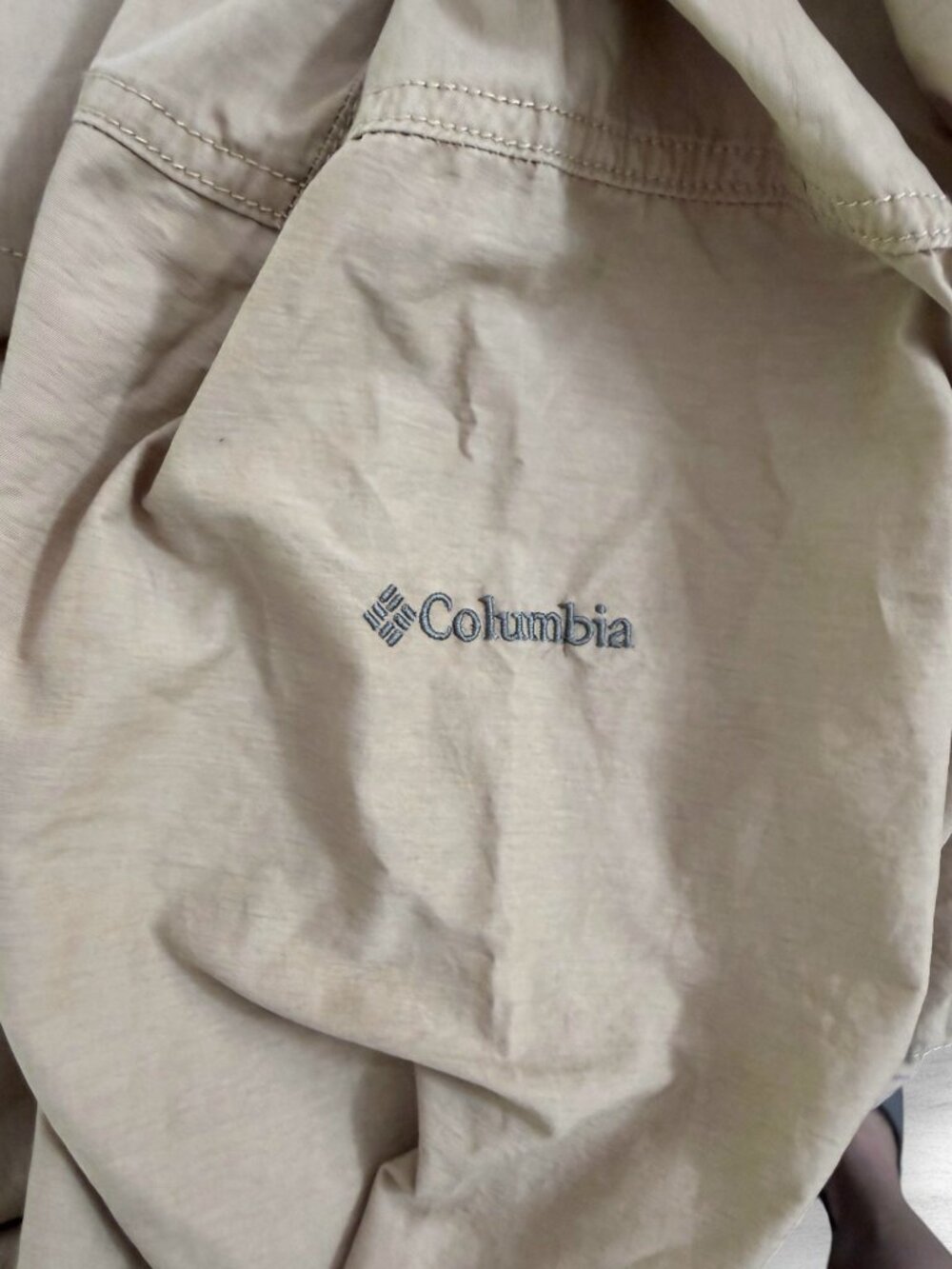 Columbia Little Fields Longline Hooded Utility Anorak Jacket Tan Plus 2X NWT - Picture 6 of 7